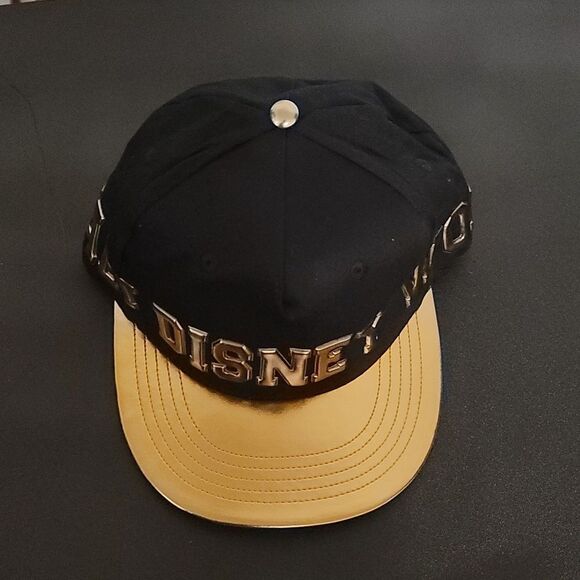 BRAND NEW DISNEY PARKS WALT DISNEY WORLD BELLE OF THE BALL BRONZE GOLD LOGO CAP - Picture 11 of 15